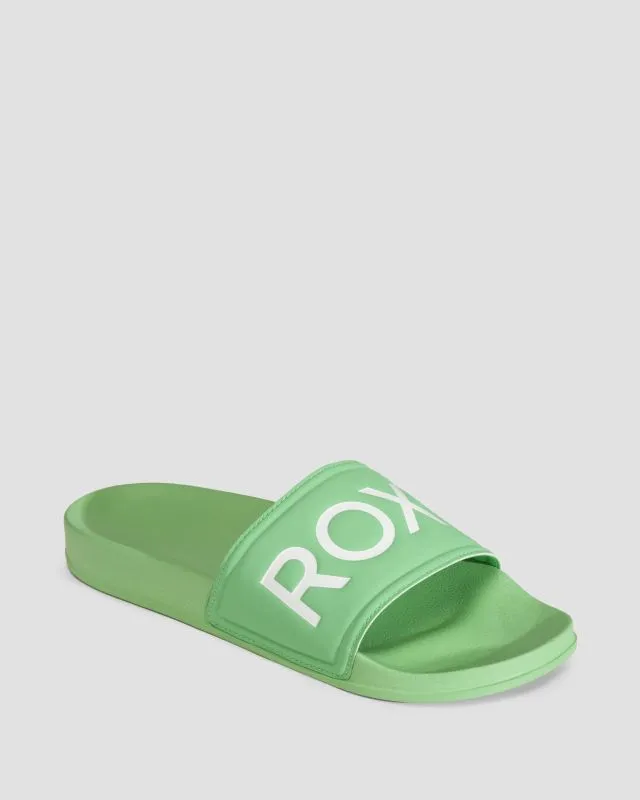 Ciabatte da spiaggia Roxy Slippy II verdi