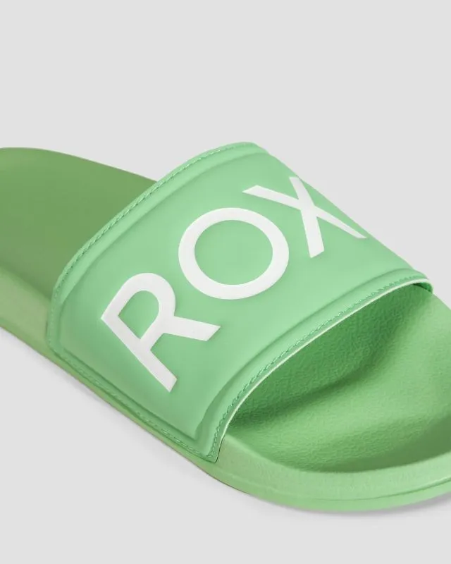 Ciabatte da spiaggia Roxy Slippy II verdi